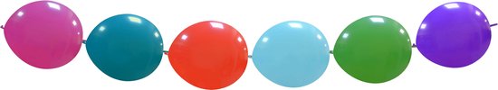 Multicolor Doorknoop ballonnen voor ballonnenslinger, 10 stuks