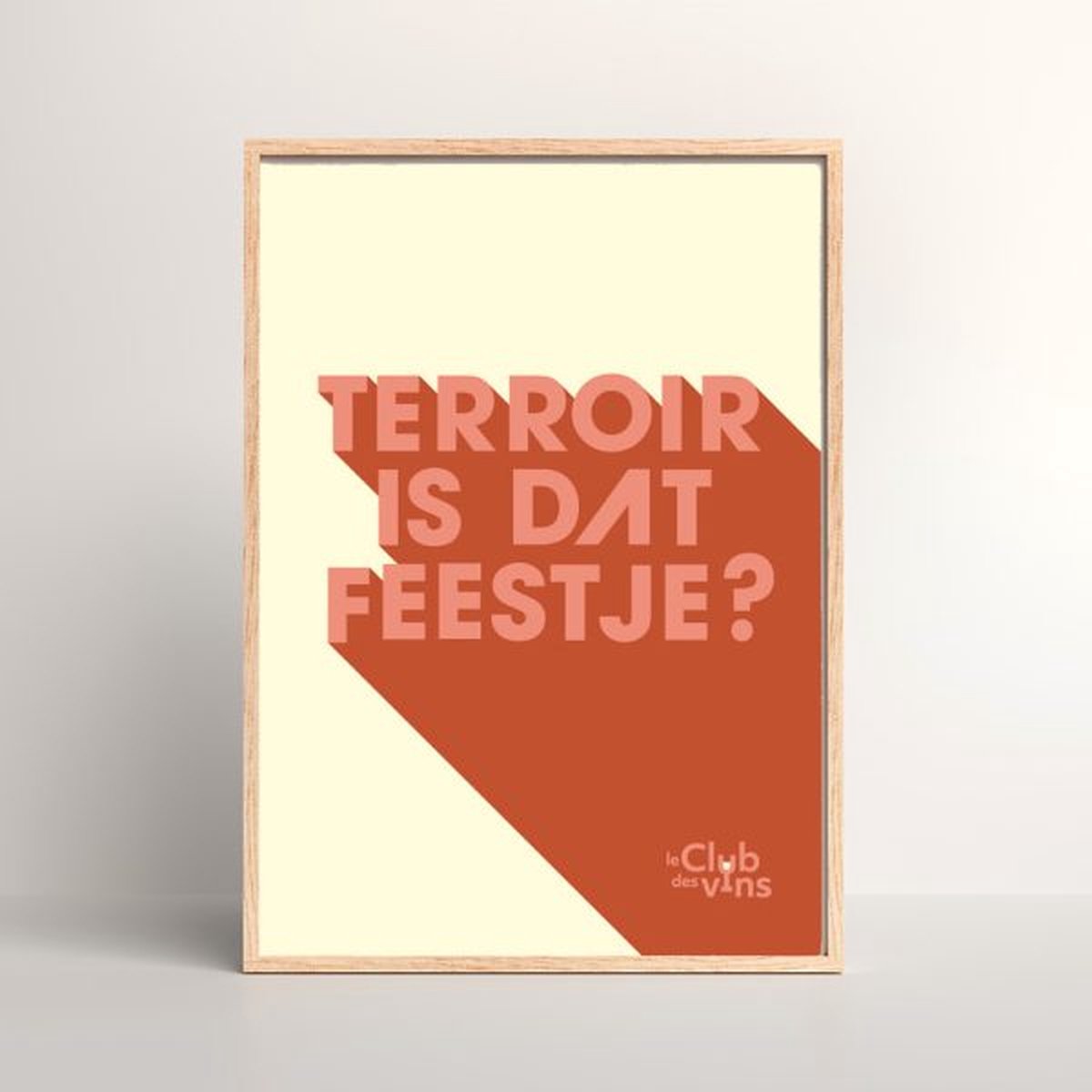 Poster A3 - wijn - Terroir is het feestje