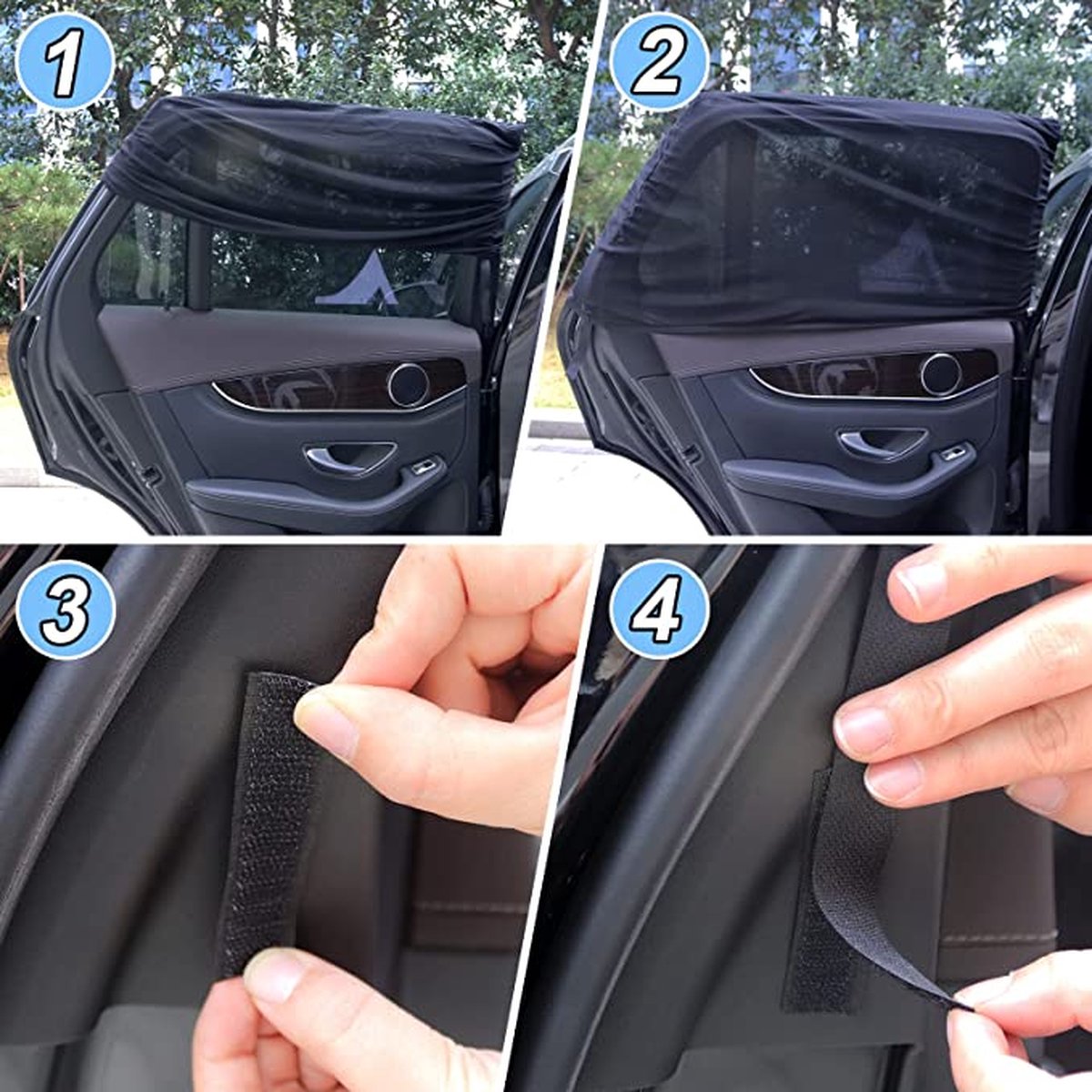 MEDZUK: Zonwering voor de auto, voorruit, zonneklep, voorruit, afdekking, anti-uv, accessoires, opvouwbaar