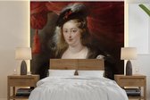 Behang - Fotobehang een vrouw - Schilderij van Peter Paul Rubens - Breedte 240 cm x hoogte 240 cm
