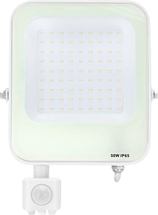 Projecteur LED 50W Noir détecteur de mouvement IP65