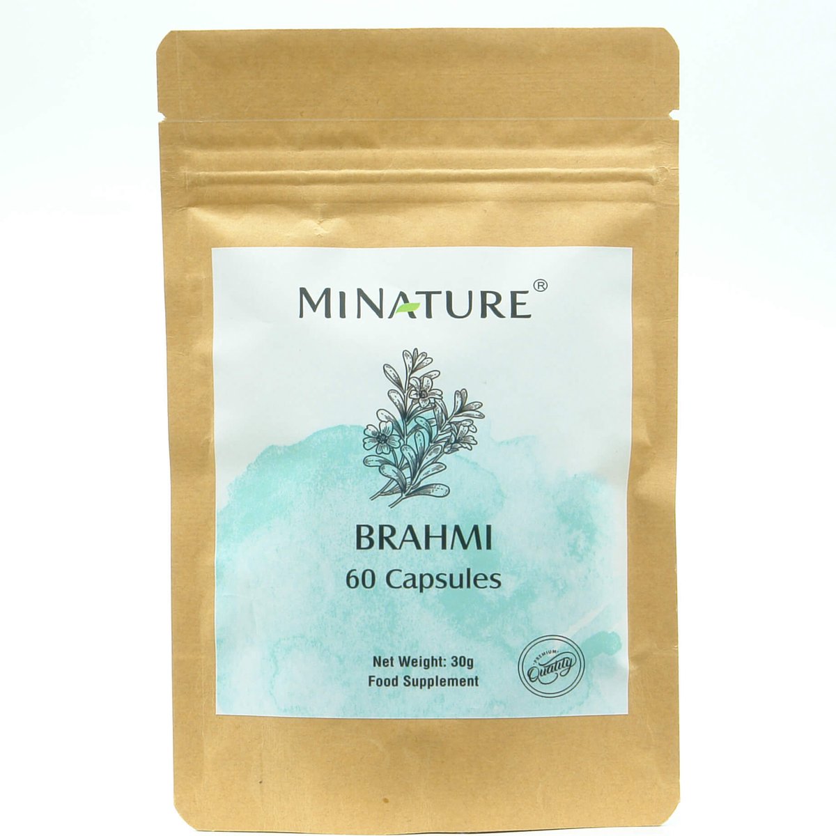 Goedkoopste Brahmi Capsules 60 stuks - 450mg Poeder van Bacopa Monnieri per Vega Capsule - 100 Plantaardig