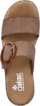 Rieker Slipper - Vrouwen - Taupe - Maat 38