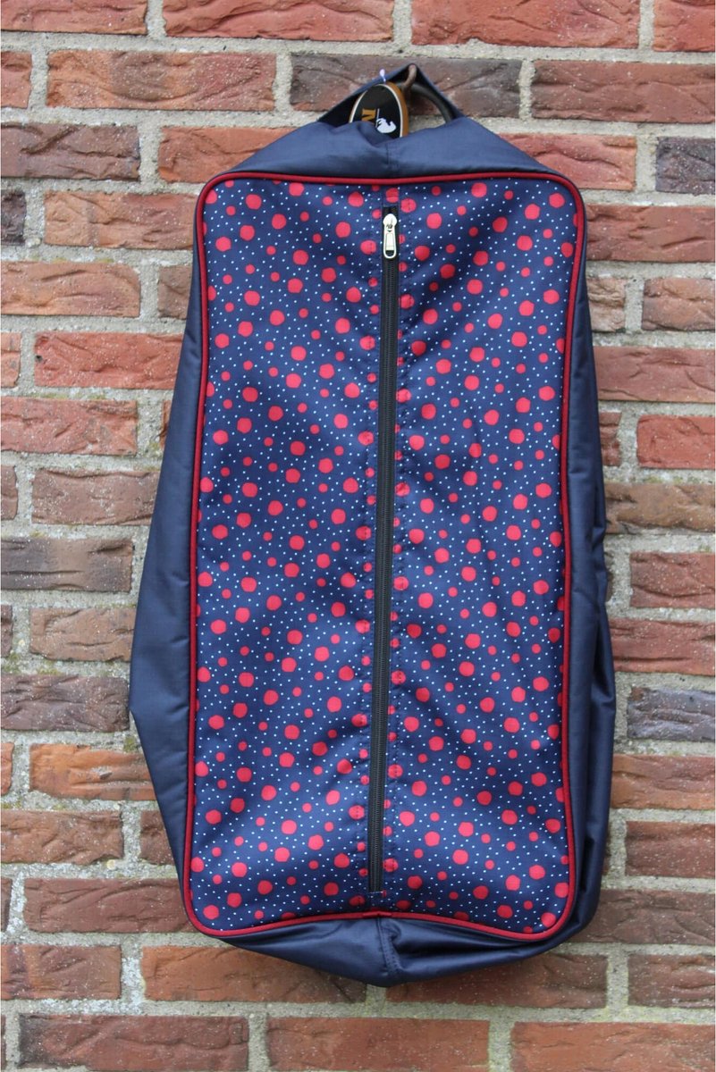 MHS Hoofdsteltas One Size Red Dots
