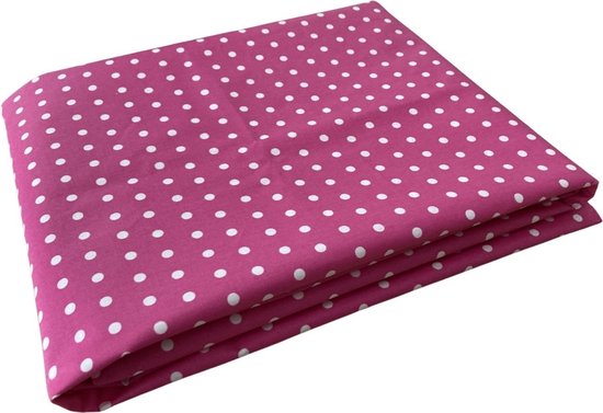 Tafelkleed - Roze of Wit - 137 x 274 cm | VERVEN & KLEUREN