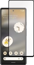 Cazy Screenprotector Google Pixel 6a Full Cover Tempered Glass - Zwart
