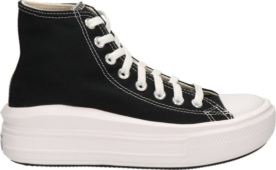 Converse Chuck Taylor All Star Move Zwart / Wit - Sneaker - 568497C - Maat 37