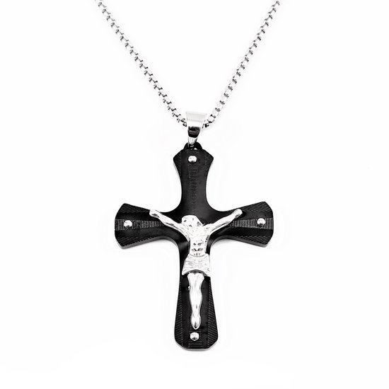 Collier Pendentif Jésus-Christ En Argent Antique - Cadeaux