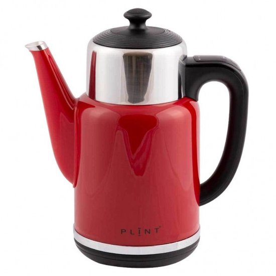 Dubbelwandige waterkoker met temperatuurregeling - Pure Kettle Rood