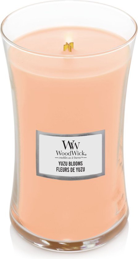 Yuzu Blooms WoodWick® Large Hourglass Candle - Large Hourglass Candles