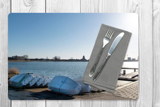Placemats - 6 stuks - 45x30 cm - Schotse hooglander - Koe