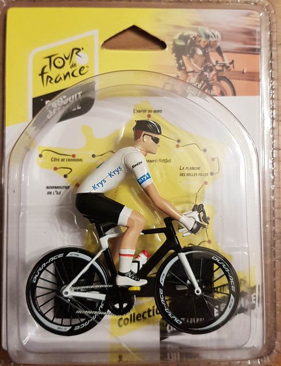 Figurine Cycliste Tour de France Maillot Blanc