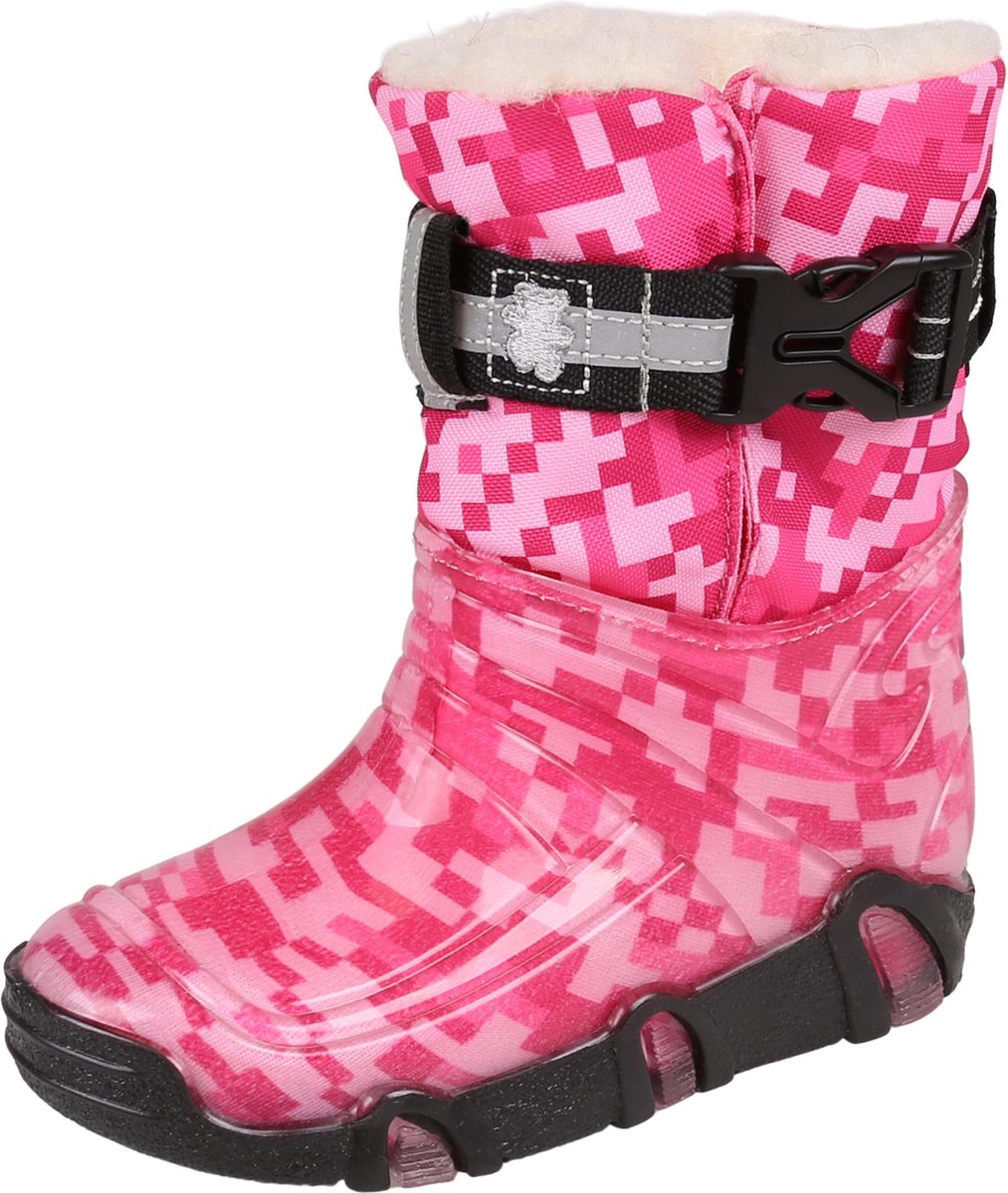 snowboots voor meisjes met reflector warm en comfortabel ZETPOL 35-36 Roze