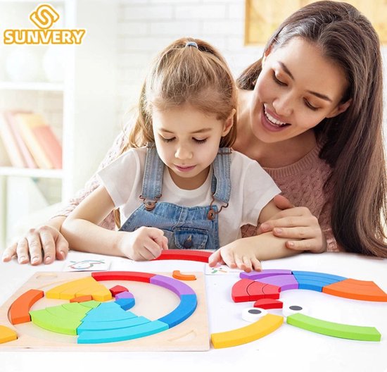 Educatief Speelgoed - Peuters - Montessori Speelgoed - Montessori - Kaartjes 42... | bol.com