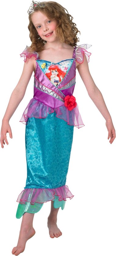 Disney Prinsessenjurk Arielle Shimmer - Kostuum - Maat 110-116 |