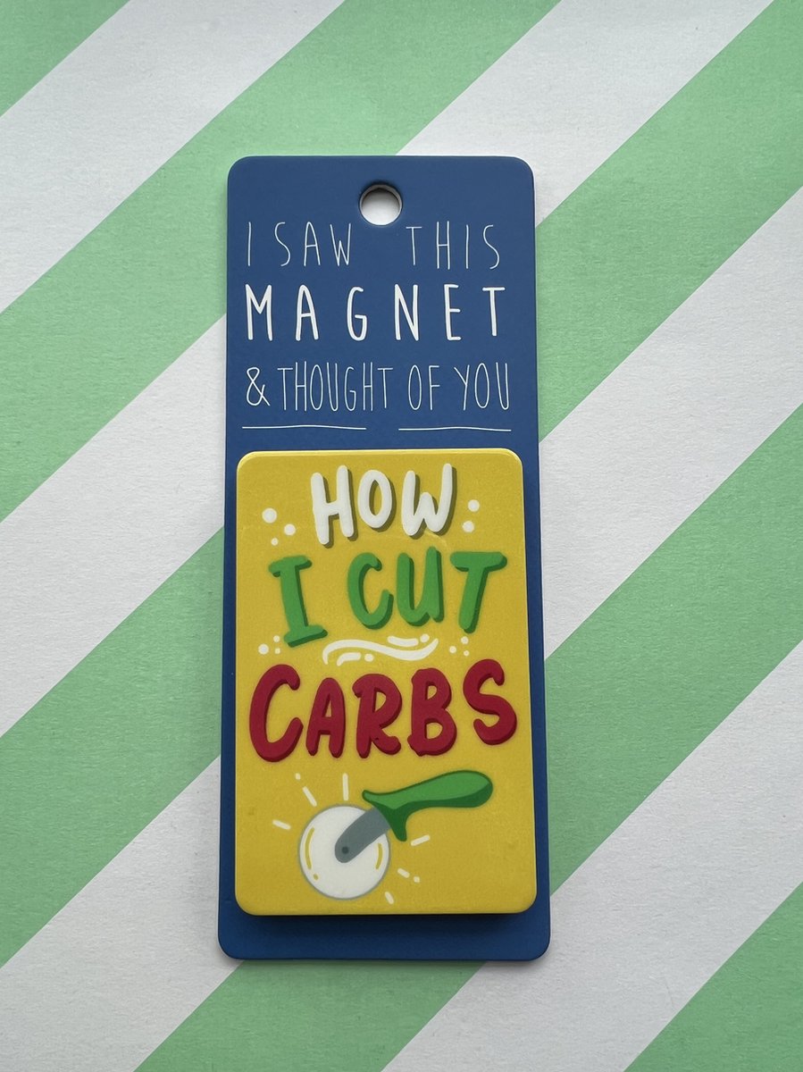 Koelkast magneet - Magnet - How I Cut Carbs - MA47
