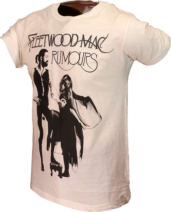 Fleetwood Mac Rumours Black on White T Shirt Offici le Merchandise bol