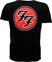 Foo Fighters FF Logo Band T-Shirt Zwart - Officiële Merchandise