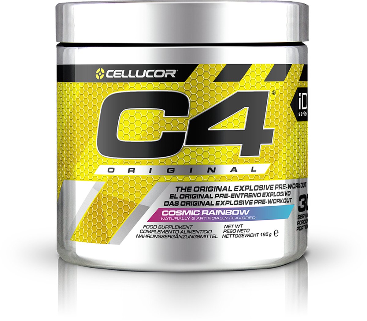 Goedkoopste Cellucor C4 Original Pre Workout - Cosmic Rainbow - 30 doseringen (195 gram