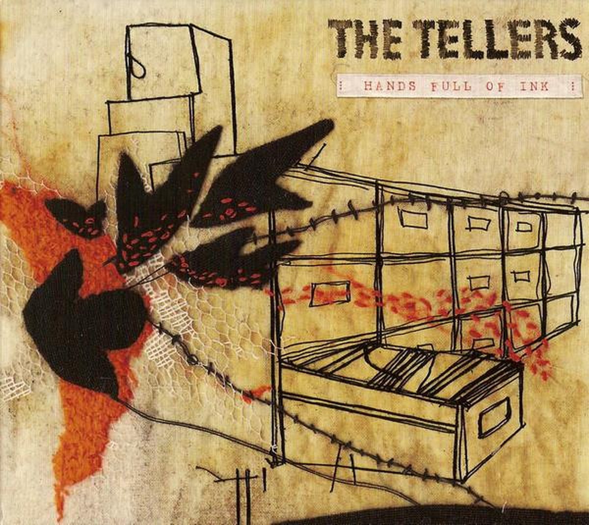 Tellers Hands Full Of Ink