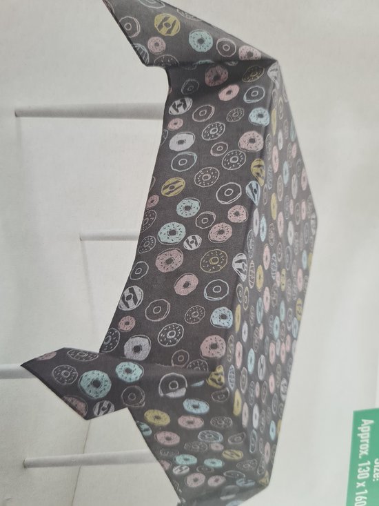 Tissu Polaire DTY Imprimé Donuts - 250g/m² - 50x160cm - Demi-mètre - Neuf
