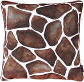 Sierkussen Velvet Giraffe Print | 45 x 45 cm | Velvet/Polyester