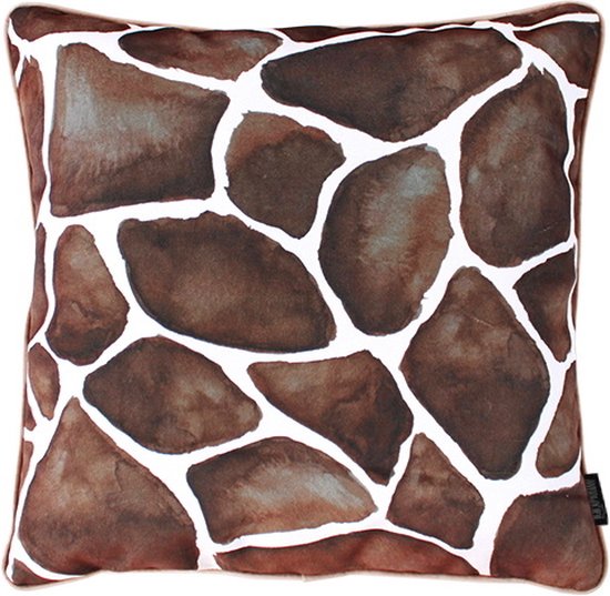 Sierkussen Velvet Giraffe Print | 45 x 45 cm | Velvet/Polyester