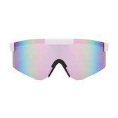 Viper Zonnebril - Sport Zonnebril - Viper Glasses - Wintersport zonnebril - sneeuw - ski bril - Fietsbril - Sportbril - UV 400 Snelle Planga Festival - Wit