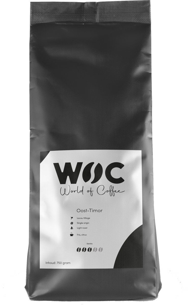 World of Coffee Oost-Timor - 750 gram verse koffiebonen
