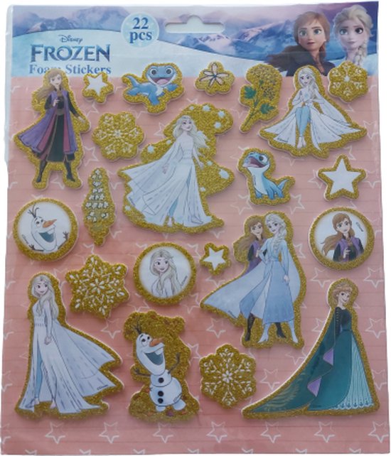 Frozen stickervel Frozen stickers 3d stickers