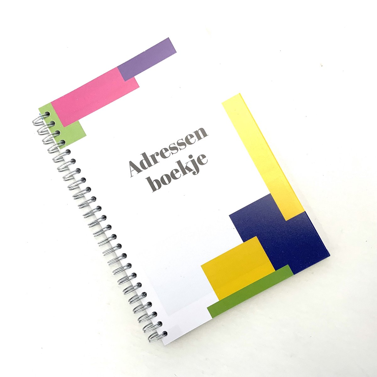 Adresboek A5 | Fotofabriek Adressenboek | Adresboekje met alfabet & ringband| Telefoonboekje - Merkloos