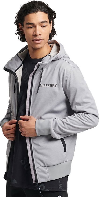 SUPERDRY Veste Softshell Code Tech Homme Gris Marl - Taille XS | bol