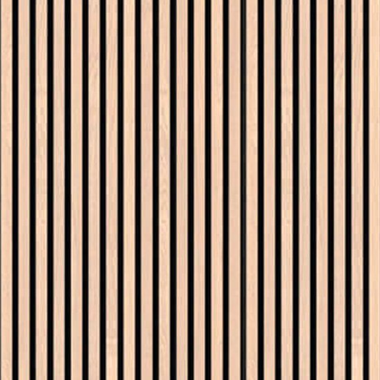 Akoestische panelen - Akupanel - Beige licht eiken - 244 x 60,5 cm