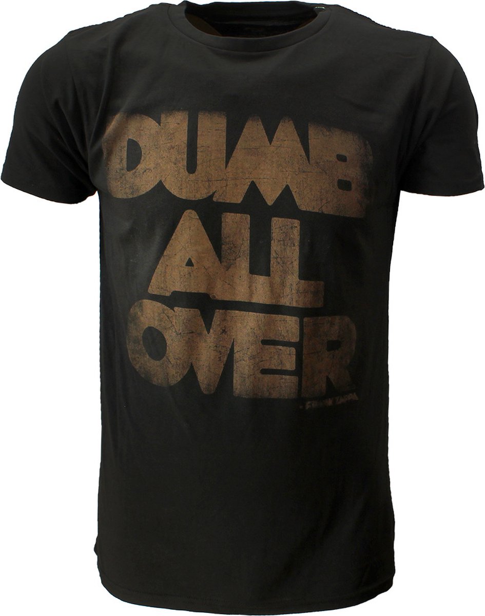 Frank Zappa Dumb All Over T-Shirt - Officiële Merchandise - M
