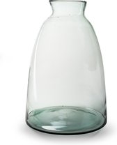 Jodeco bloemenvaas - Eco glas transparant - H55 x D38 cm