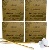 green-goose® Bamboe Wattenstaafjes | 400 Stuks | Plastic-Free