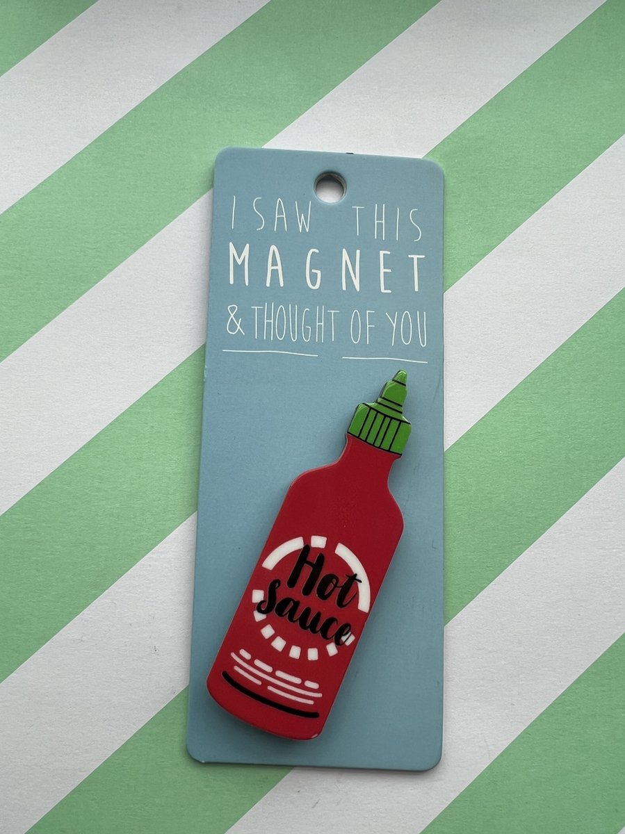Koelkast magneet - magnet - Hot Sauce - MA64