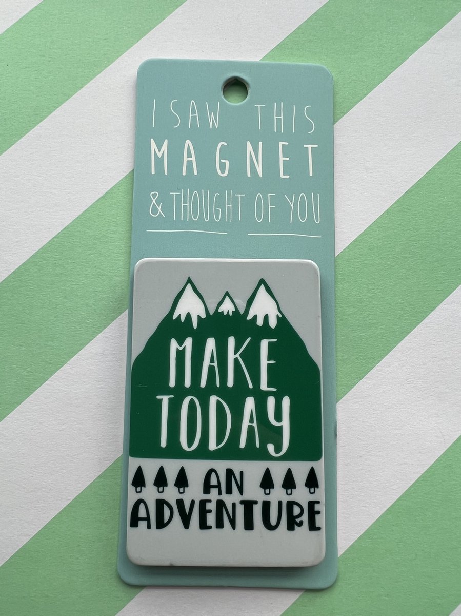 Koelkast magneet - Magnet - Make Today an Adventure - MA75