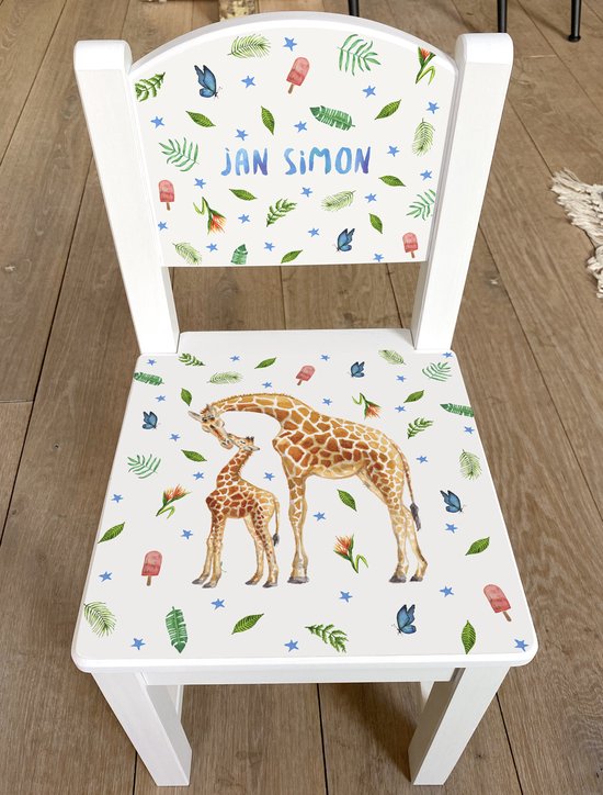 MIKA Kinderstuhl Grün H 58,5 x B 31 x L 36 cm CASA