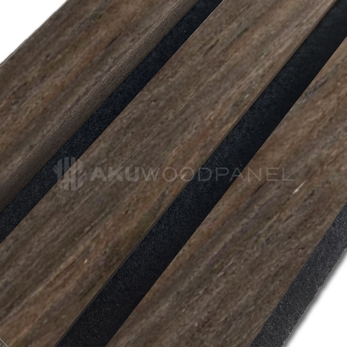 Zwart Eiken Driezijdig - Akoestisch Wandpaneel 280 cm Zwart Eiken Driezijdig - Akoestisch Wandpaneel 280 cm