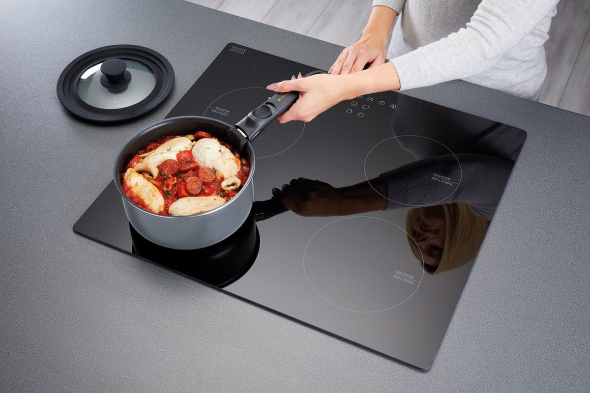 Berlinger Haus Rose Gold Collection braadpan met glazen deksel Thermo 16 cm