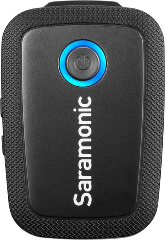 Saramonic Blink 500 TX, ultra-compact 2,4 GHz wireless clip-on transmitter with built-in mic, incl. lavalier mic and USB-C to USB-A charging cable