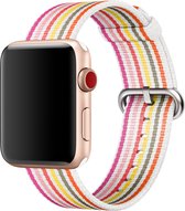 Apple Woven Nylon Apple Watch 38mm / 40mm / 41mm Pink Stripe