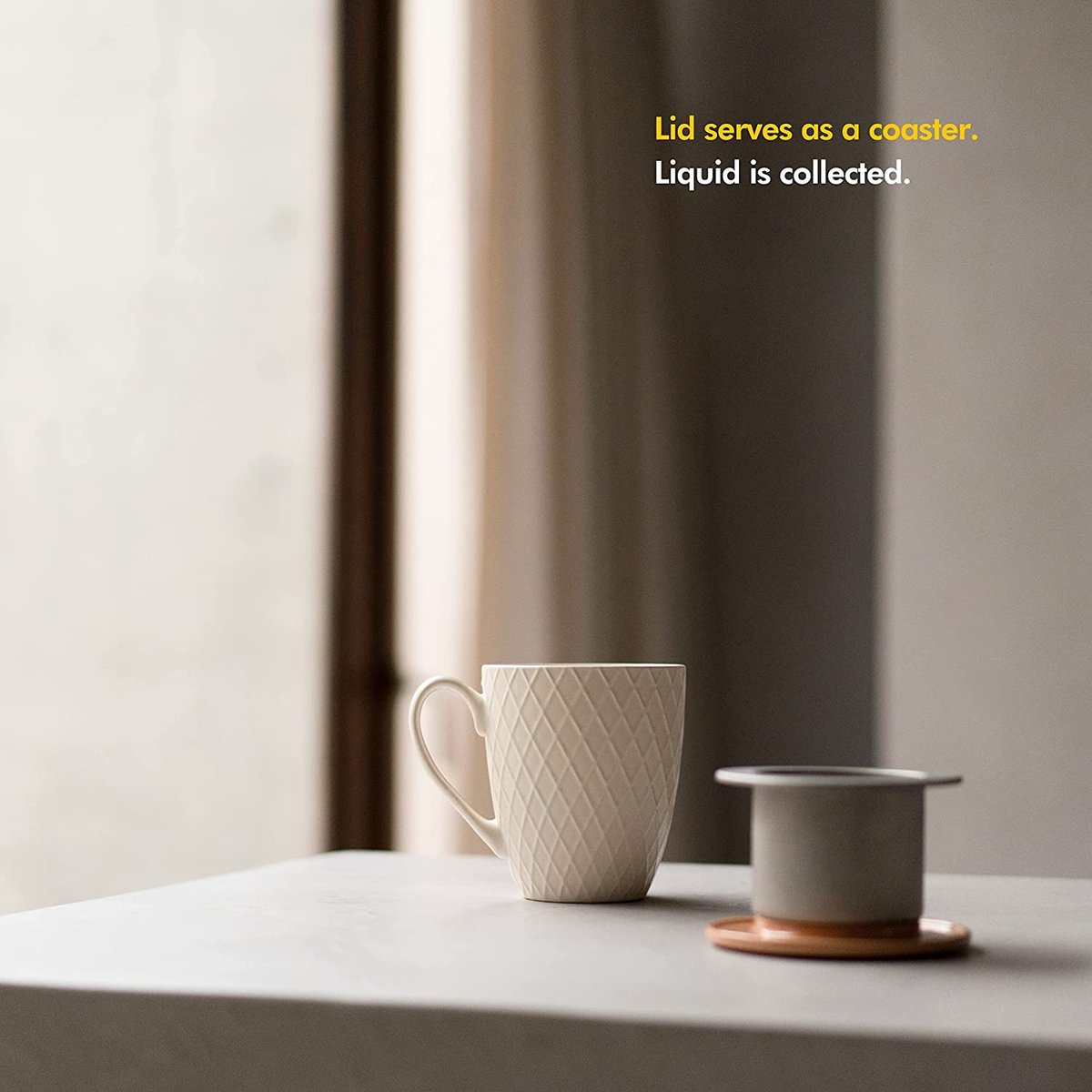 Grande Tasse à Thé KIVY 650ml Avec Couvercle Et Passoire