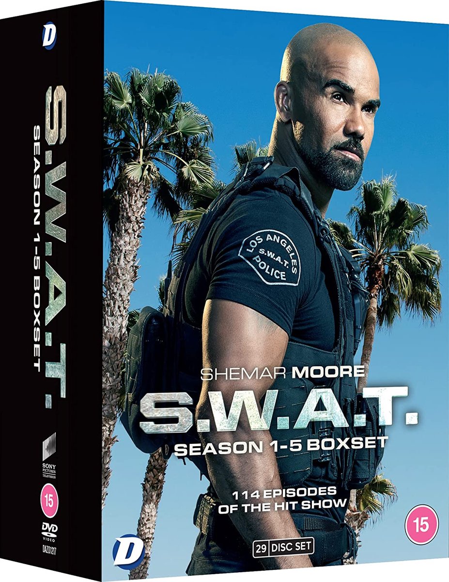 S.W.A.T. SWAT Seizoenen 1-5 - DVD - Import zonder NL ondertiteling (DVD),  Shemar Moore