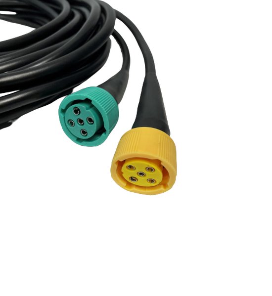 PROZOR Trailer Light, 18 LEDs, Wired, Rear Light Set with Magnet, 7.5 m Cable, 7-Pole, Trailer Light, Rear Light, 12 V, IP65 Waterproof, E11 ECE