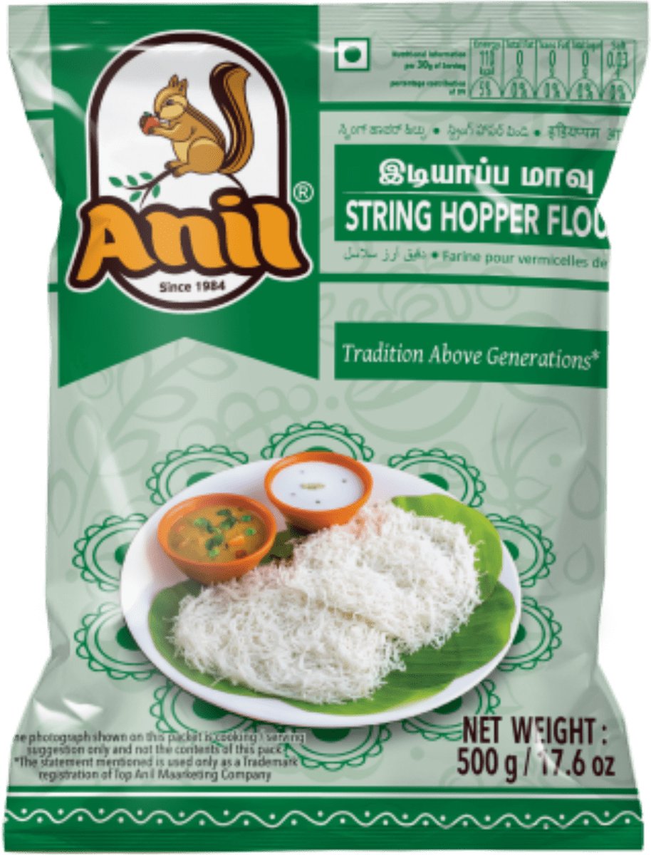 Anil Idiyappam meel - 100% natuurlijk en plantaardig - 3x 500 g