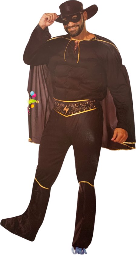Zorro Outfit Heren - 6-delig - Carnavalskleding