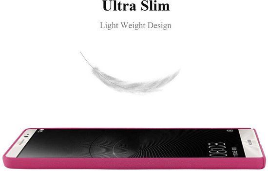 Cadorabo Custodia Rigida Per Huawei Mate 8 - Cover Sottile Frosty Rosa, Antiurto Bumper, Guscio Plastico Opaco - 2