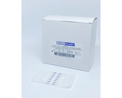 Mediplast Waterproof Film met pad wondpleister steriel 6 x 10cm - doos 50 stuks